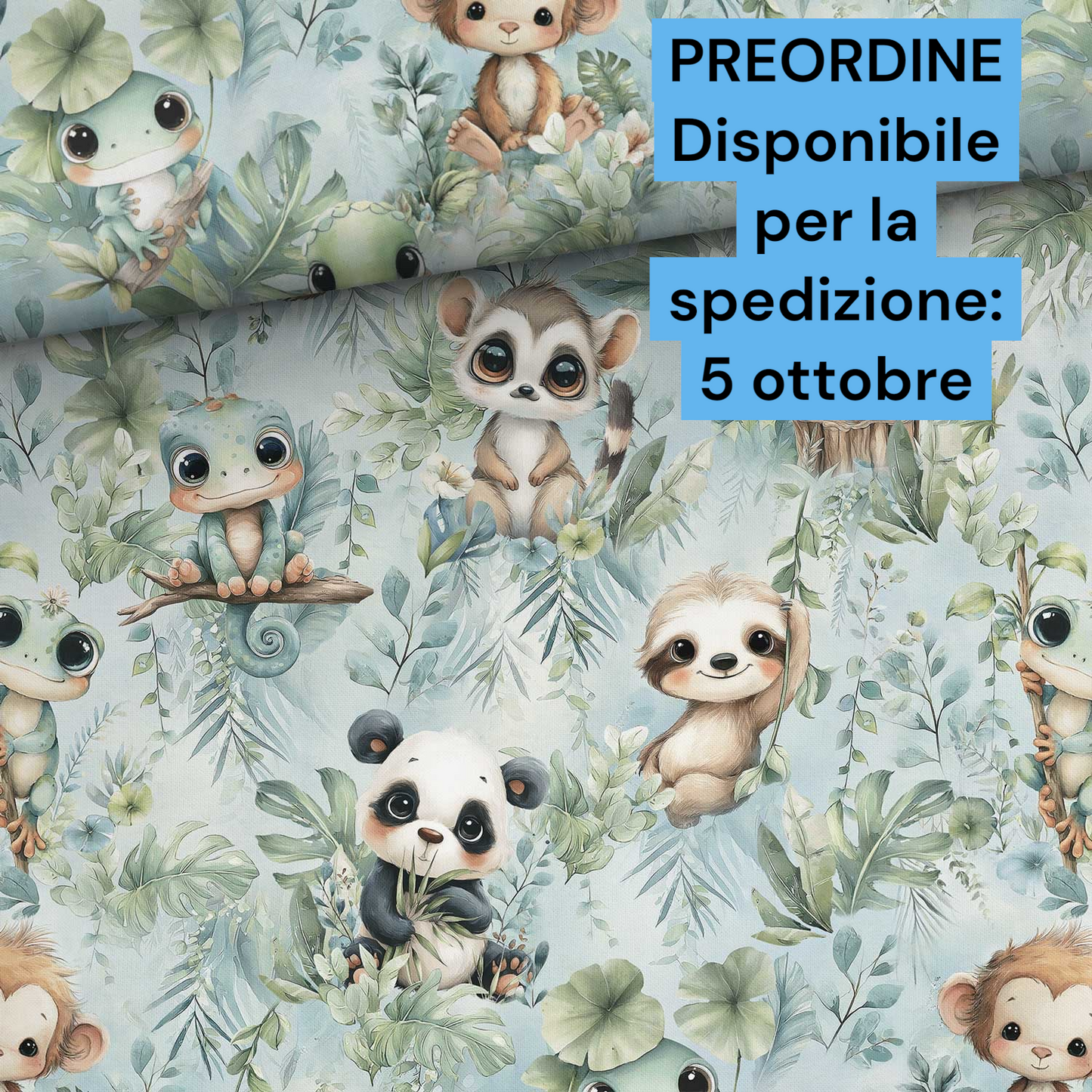 Cotone 100% premium certificato OEKO TEX, stampa digitale , altezza 158 cm