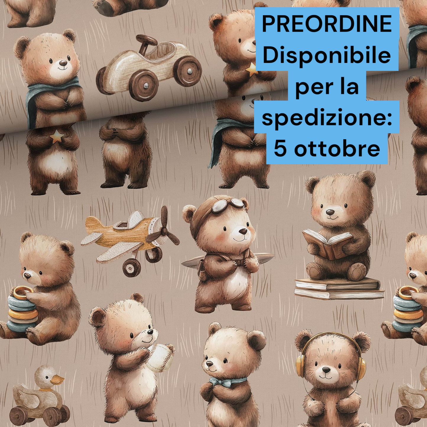 Cotone 100% premium certificato OEKO TEX, stampa digitale , altezza 158 cm
