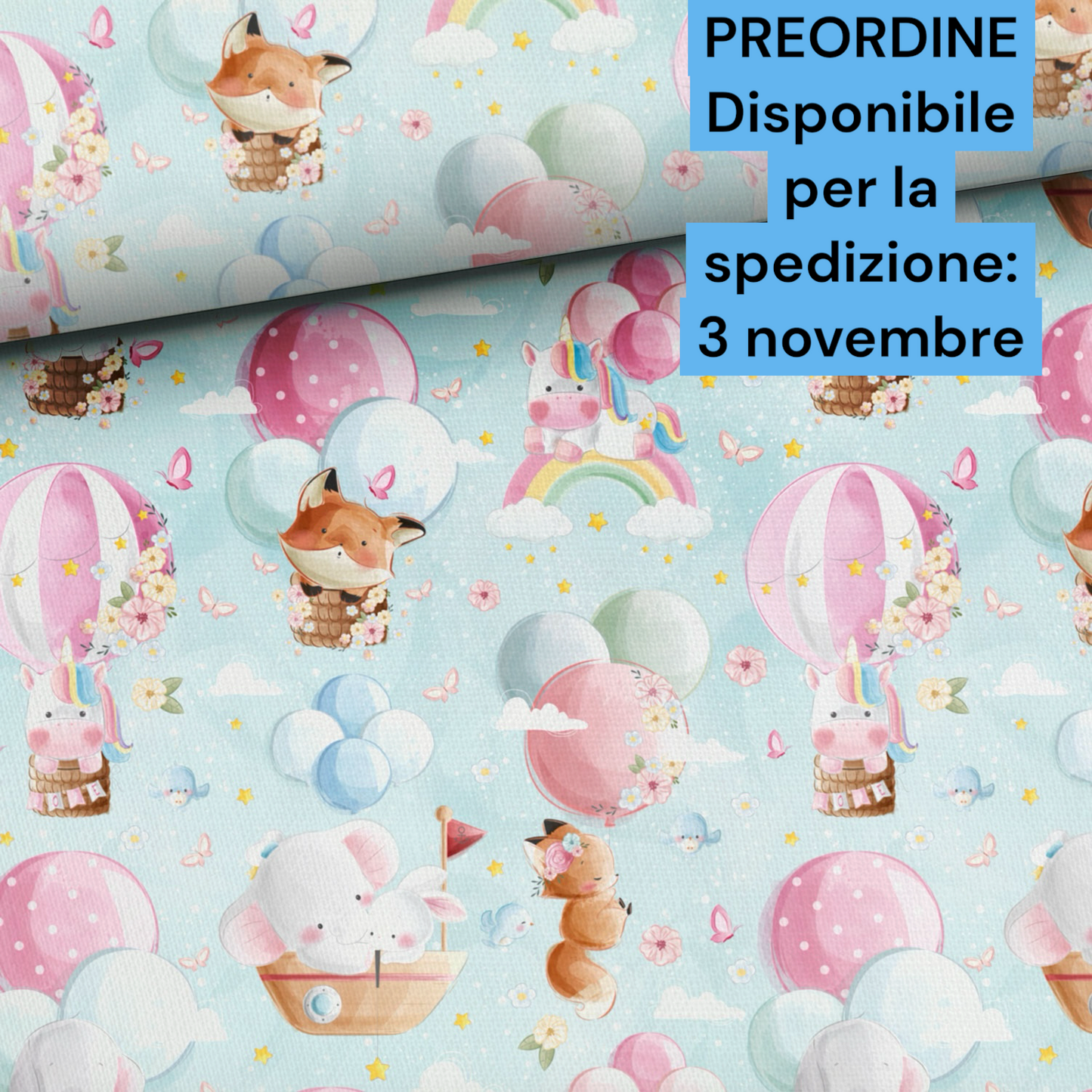 Cotone 100% premium certificato OEKO TEX, stampa digitale , altezza 158 cm