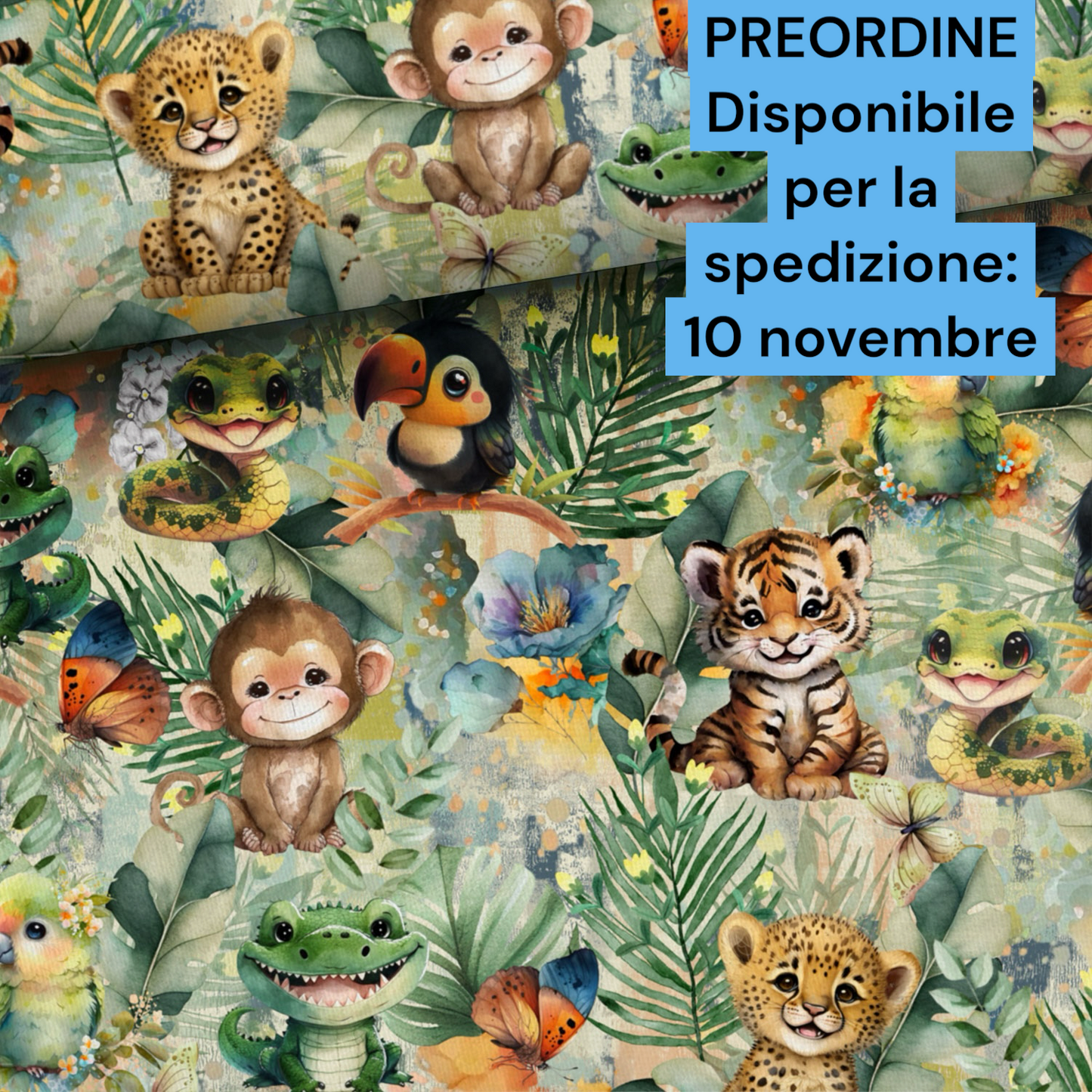 Cotone 100% premium certificato OEKO TEX, stampa digitale , altezza 158 cm