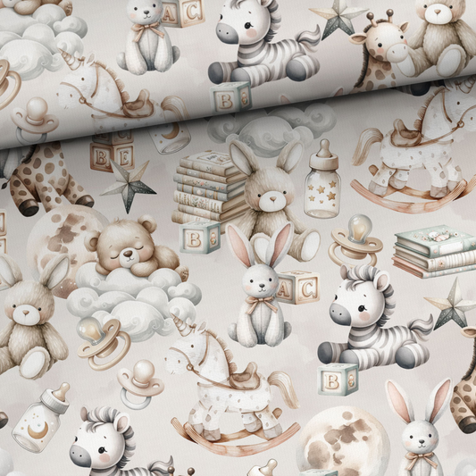 Cotone 100% premium certificato OEKO TEX, stampa digitale , altezza 158 cm