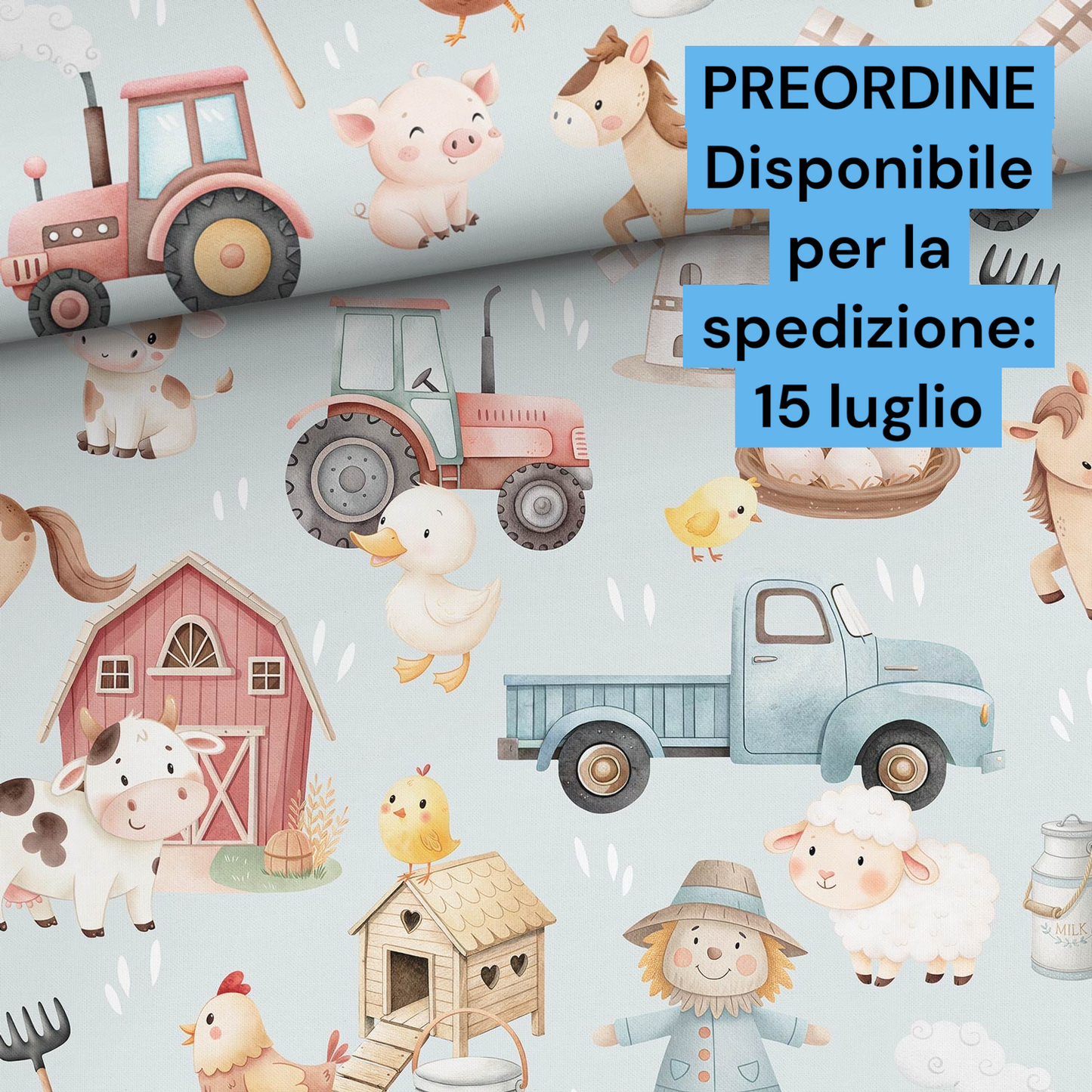 Cotone 100% premium certificato OEKO TEX, stampa digitale , altezza 158 cm