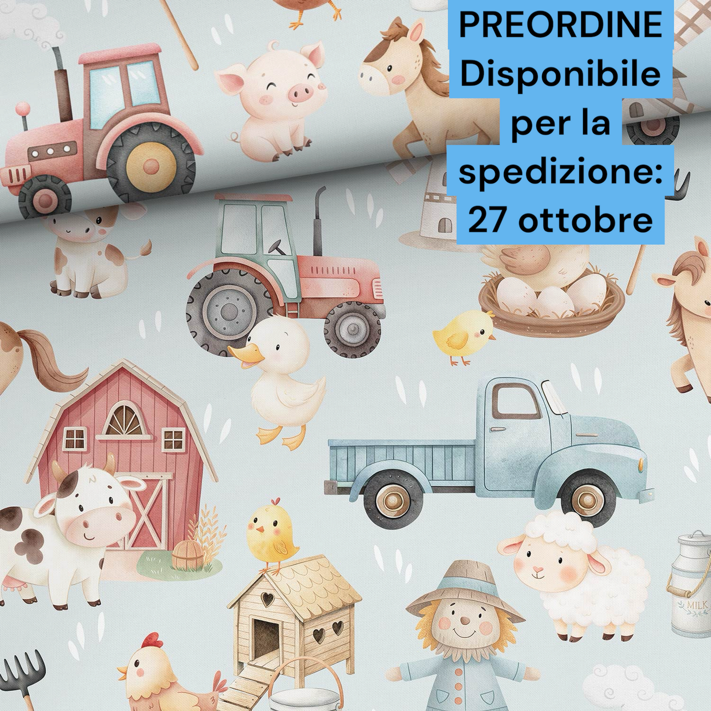 Cotone 100% premium certificato OEKO TEX, stampa digitale , altezza 158 cm