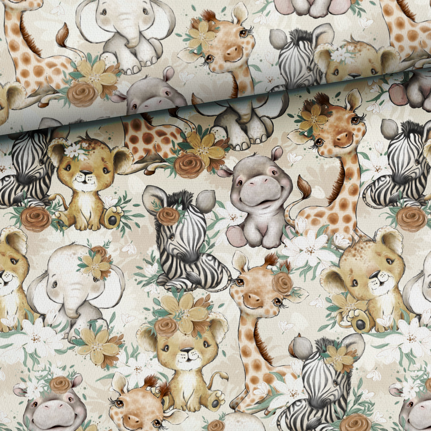 Cotone 100% premium certificato OEKO TEX, stampa digitale , altezza 158 cm