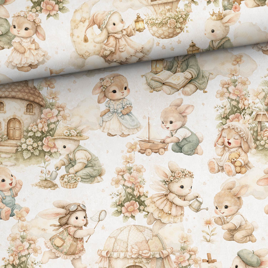 Cotone 100% premium certificato OEKO TEX, stampa digitale , altezza 158 cm