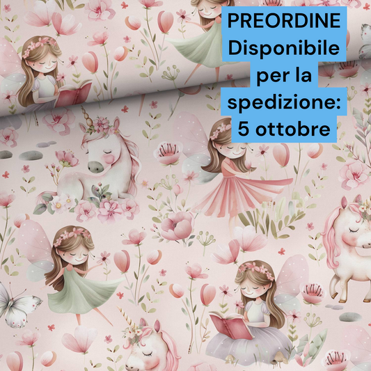 Cotone 100% premium certificato OEKO TEX, stampa digitale , altezza 158 cm
