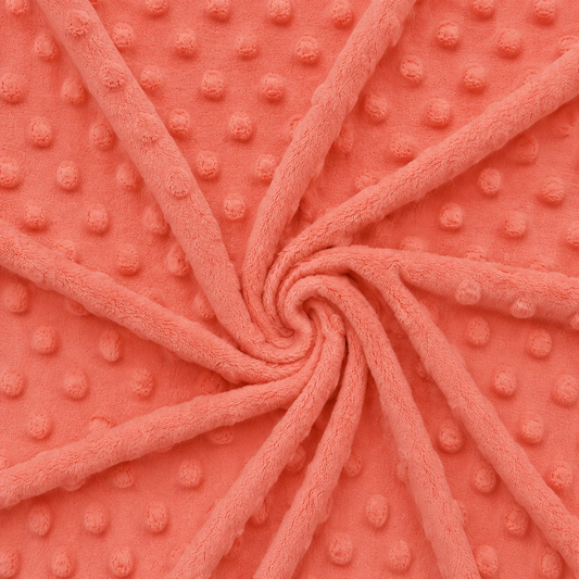 Minky pile PEACH, altezza 150 cm, peso 250 g