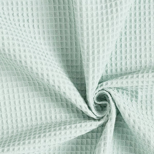 Nido d’ape 100% cotone certificato Oeko Tex altezza 150 cm salvia chiaro