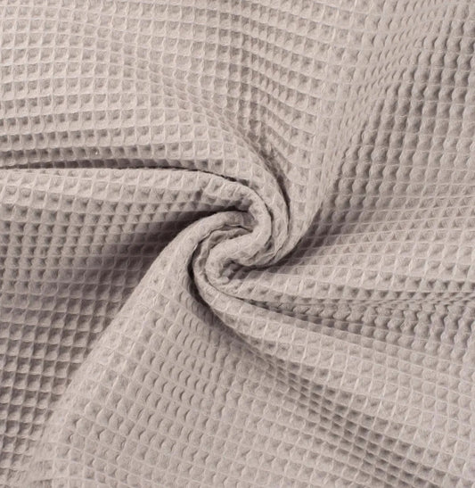 Nido d’ape 100% cotone certificato Oeko Tex altezza 150 cm silver grey