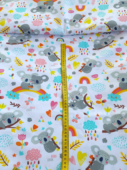 Cotone  100 % certificato Oeko Tex , altezza 160 cm