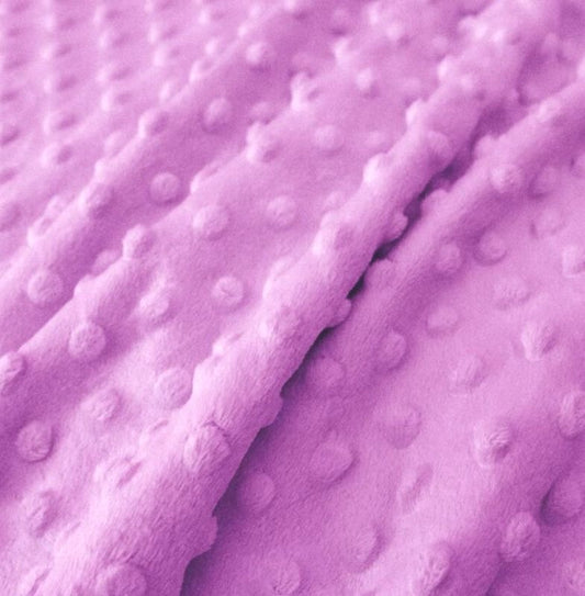 Minky pile purple chiaro, altezza 150 cm, peso 250 g