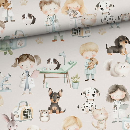 Cotone 100% premium certificato OEKO TEX, stampa digitale , altezza 158 cm