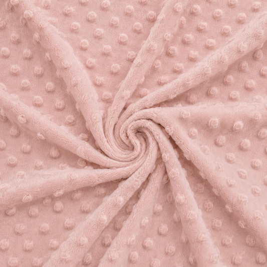Minky pile ROSA CIPRIA, altezza 150 cm, peso 250 g