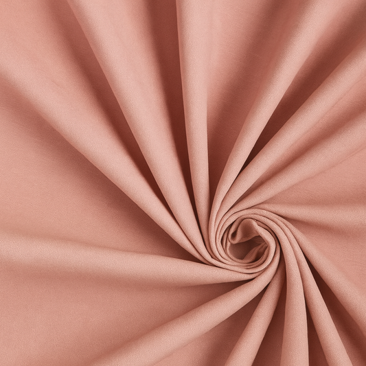 Cotone 100 % popeline certificato OEKO TEX Rosa antico, altezza 146 cm