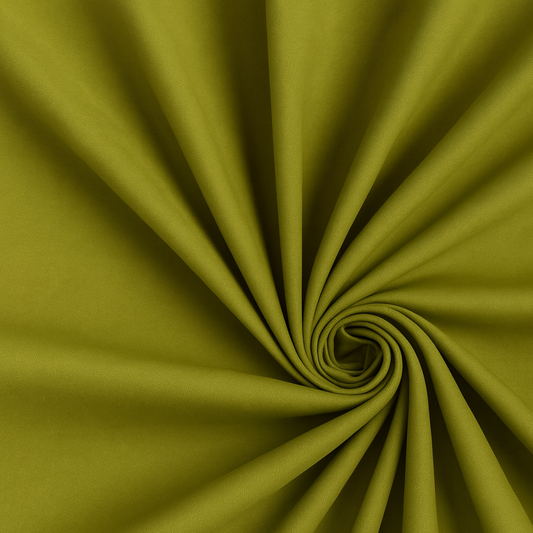 Cotone 100 % popeline certificato OEKO TEX verde erba , altezza 146 cm