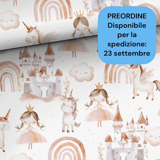 Cotone 100% premium certificato OEKO TEX, stampa digitale , altezza 158 cm