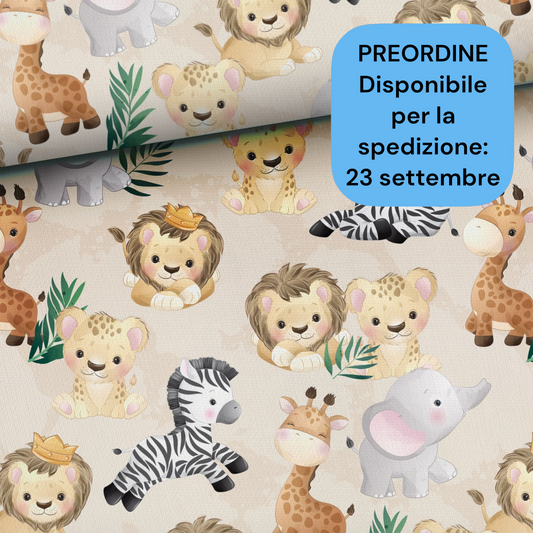 Cotone 100% premium certificato OEKO TEX, stampa digitale , altezza 158 cm
