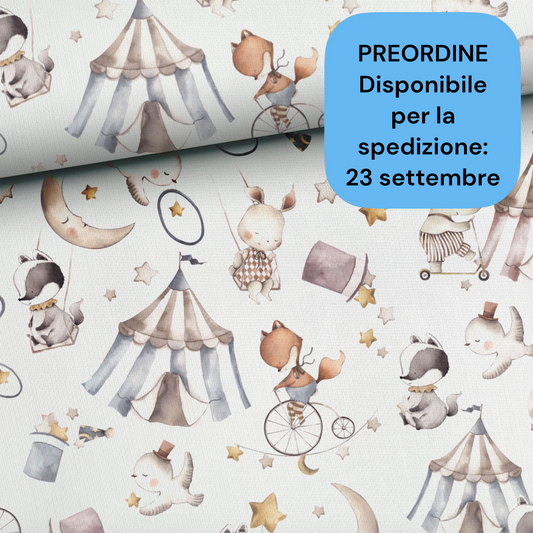 Cotone 100% premium certificato OEKO TEX, stampa digitale , altezza 158 cm