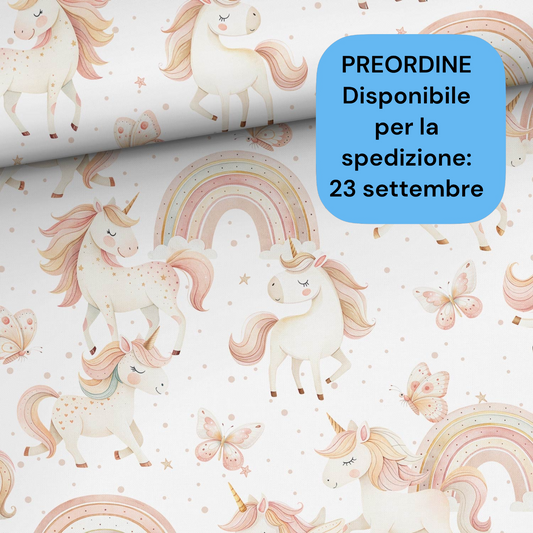 Cotone 100% premium certificato OEKO TEX, stampa digitale , altezza 158 cm