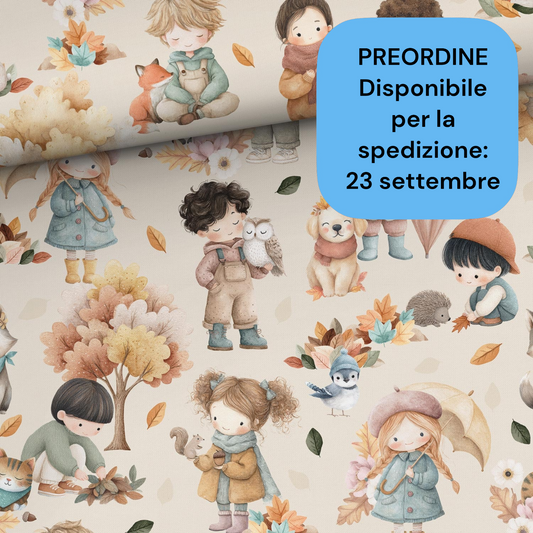 Cotone 100% premium certificato OEKO TEX, stampa digitale , altezza 158 cm
