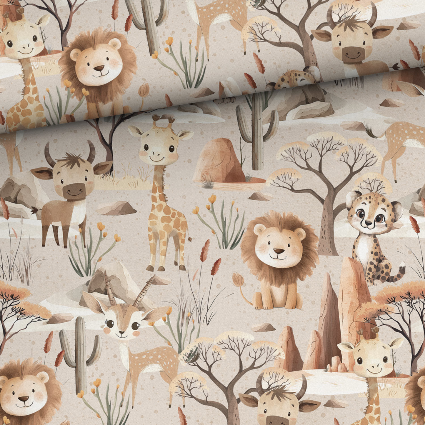 Cotone 100% premium certificato OEKO TEX, stampa digitale , altezza 158 cm