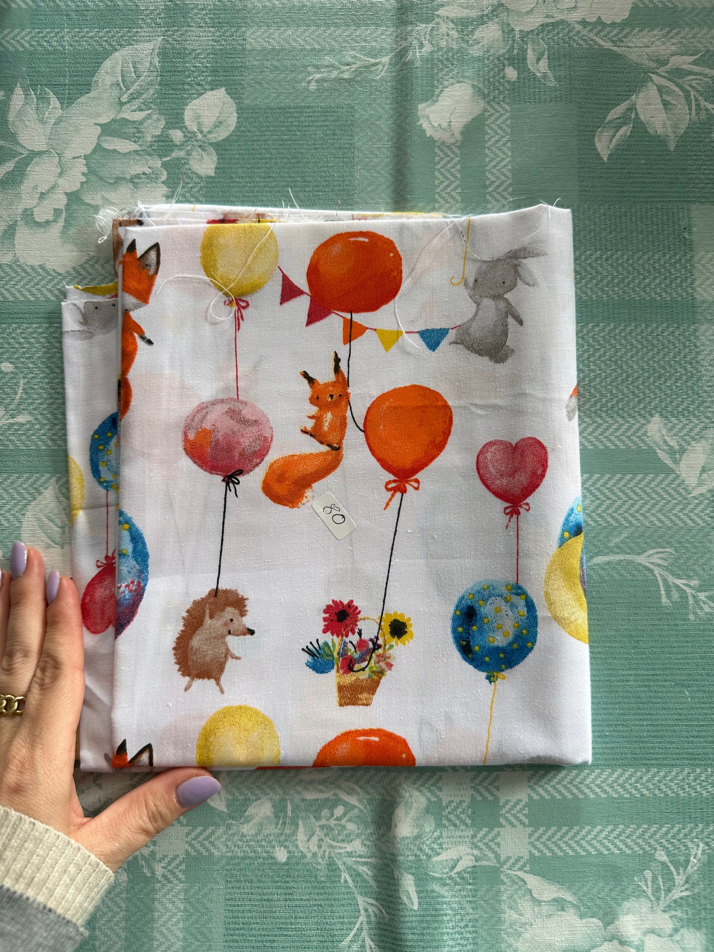 Cotone  100 % certificato Oeko Tex , altezza 160 cm