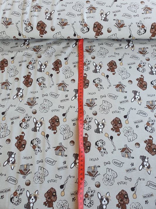 Jersey di cotone certificato Oeko Tex, 95 % cotone 5% elastane, altezza 150 cm