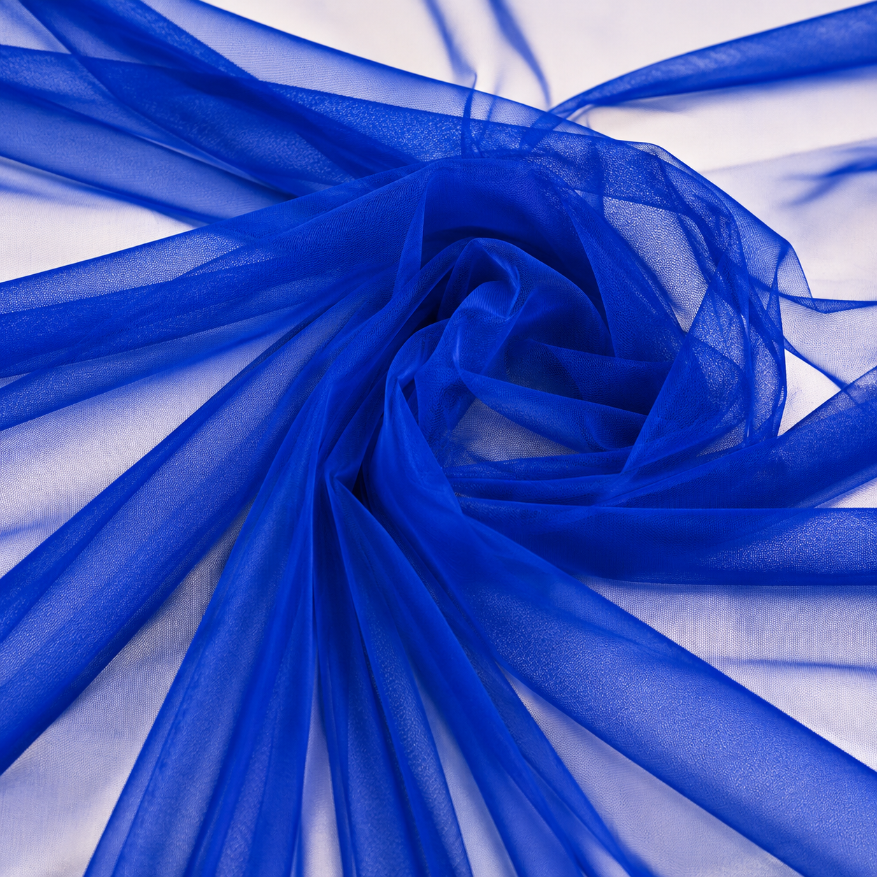 Tulle Rigido BLU ROYAL 100% Nylon – Altezza 300 cm