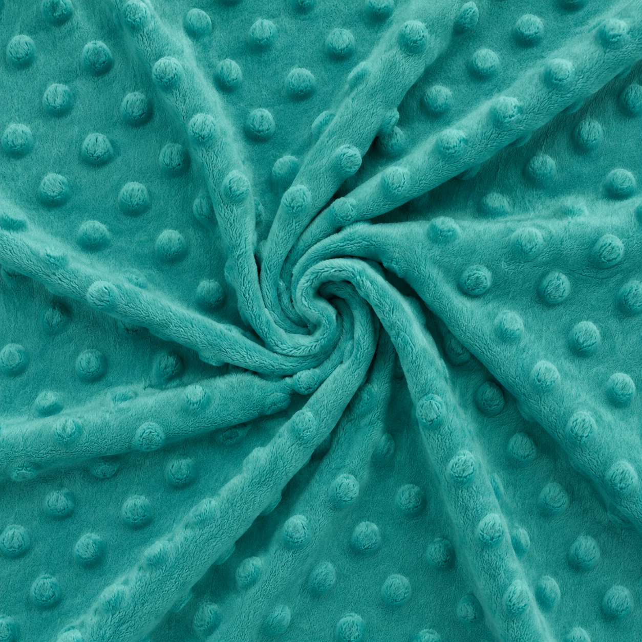 Minky pile VERDE SMERALDO, altezza 150 cm, peso 250 g