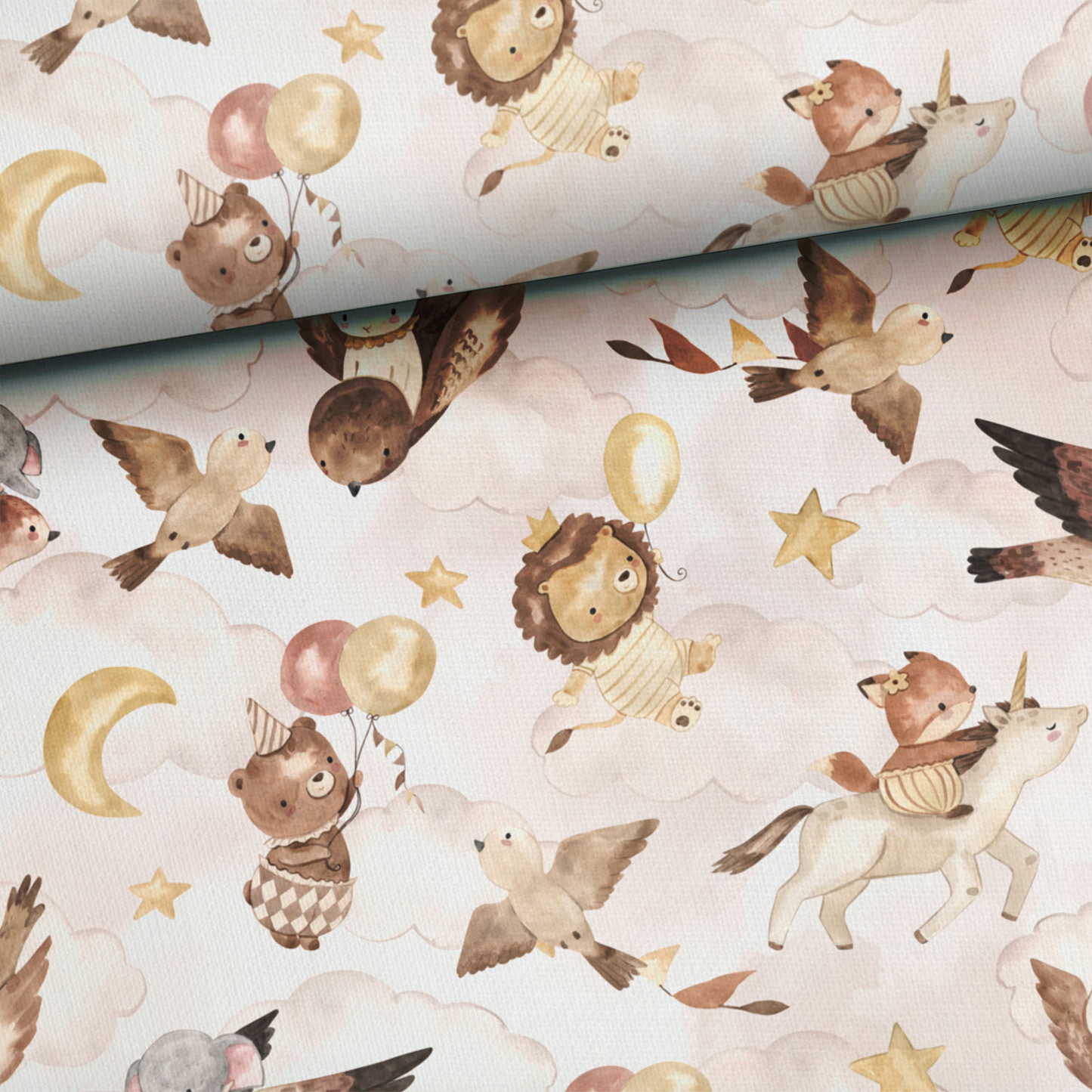 Cotone 100% premium certificato OEKO TEX, stampa digitale , altezza 158 cm