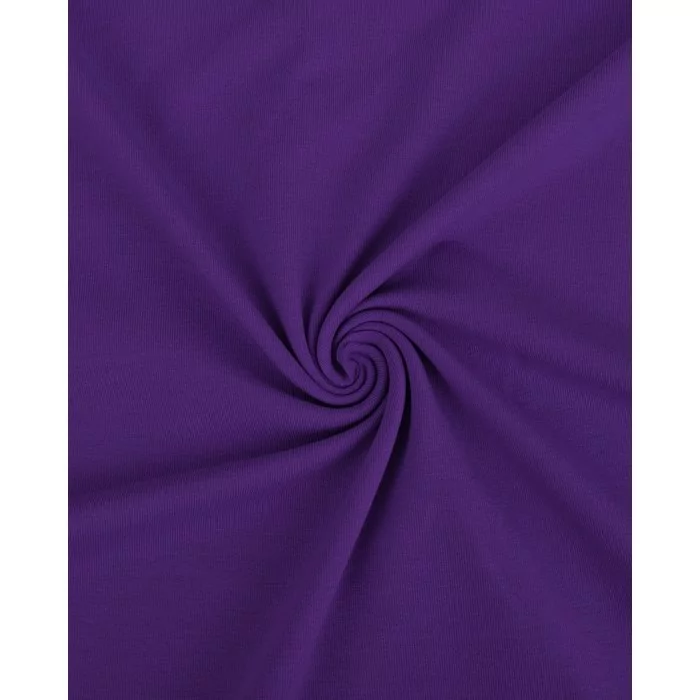 Jersey di  cotone certificato OEKO TEX 95 % cotone 5% elastane, altezza 150 cm PURPLE