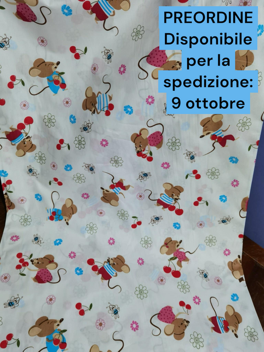 Tessuto Cotone 100% altezza 240 cm