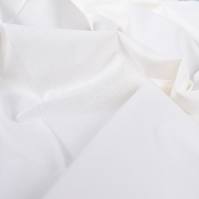 Tessuto Canvas 100% Cotone BIANCO Altezza 146 cm, Canvas Pesante 280 g/m² Certificato OEKO-TEX® per Cucito Creativo e Arredo