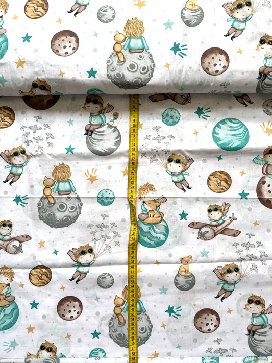 Cotone  100 % certificato Oeko Tex , altezza 160 cm