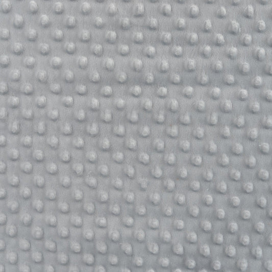 Minky pile grigio chiaro, altezza 150 cm, peso 250 g