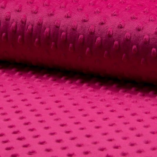 Minky pile fucsia, altezza 150 cm, peso 250 g