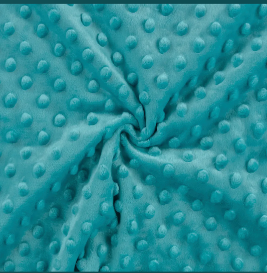 Minky pile verde smeraldo, altezza 150 cm, peso 250 g