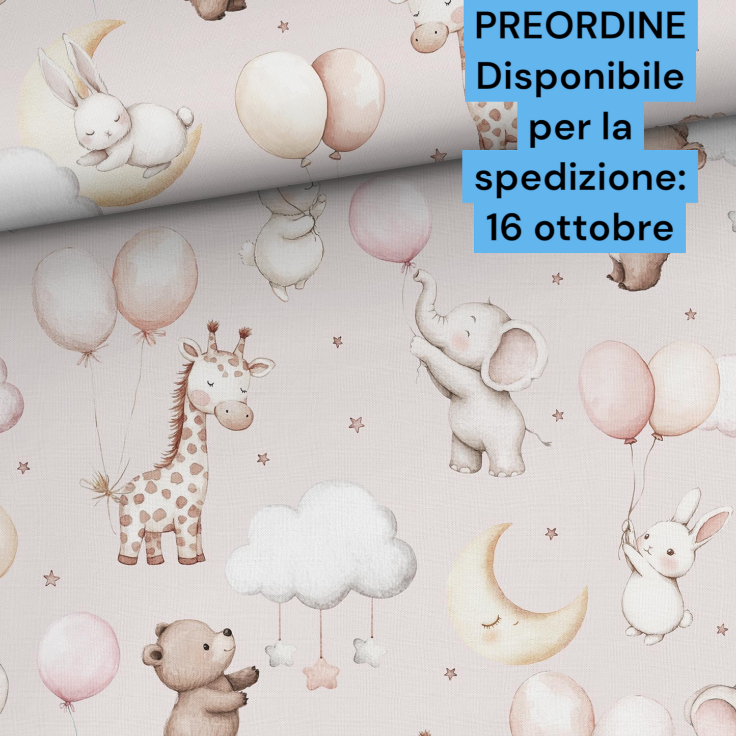 Cotone 100% premium certificato OEKO TEX, stampa digitale , altezza 158 cm