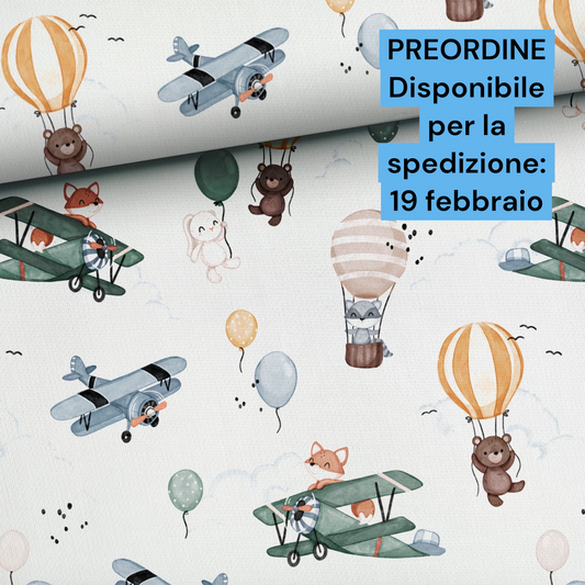 Cotone 100% premium certificato OEKO TEX, stampa digitale , altezza 158 cm