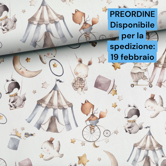 Cotone 100% premium certificato OEKO TEX, stampa digitale , altezza 158 cm