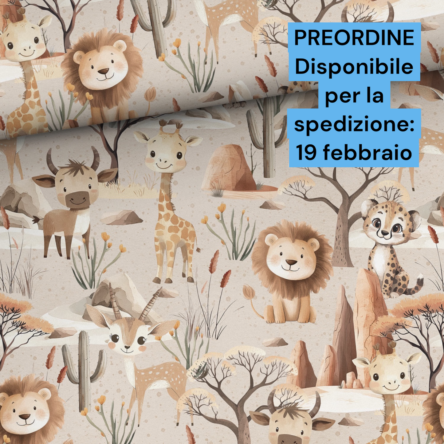 Cotone 100% premium certificato OEKO TEX, stampa digitale , altezza 158 cm