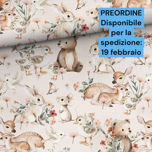 Cotone 100% premium certificato OEKO TEX, stampa digitale , altezza 158 cm