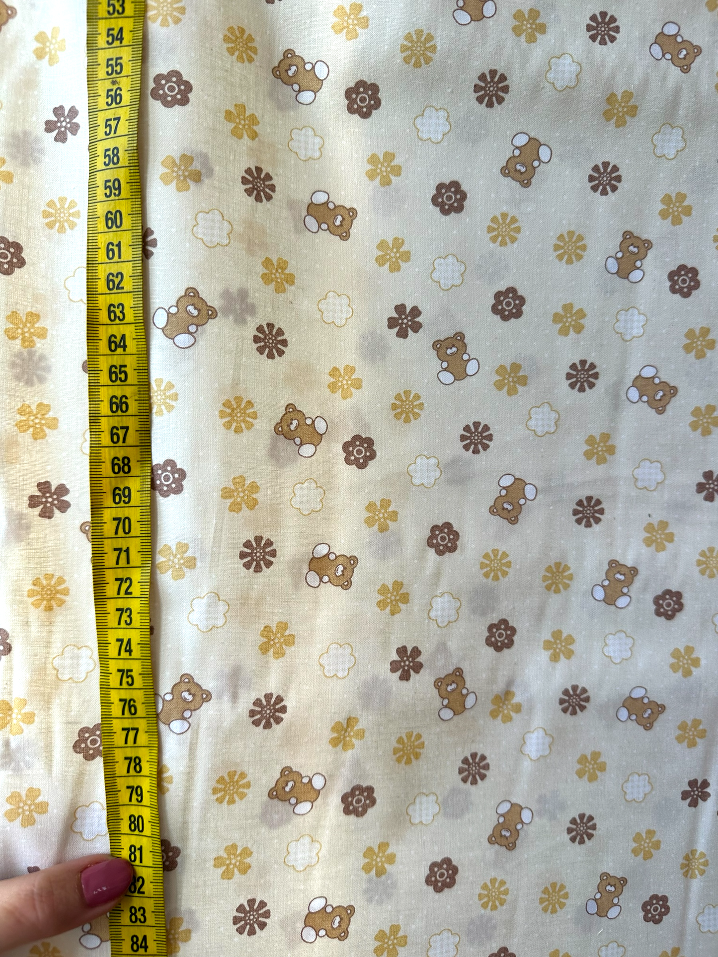 Cotone 100% certificato OEKO TEX, altezza 150 cm
