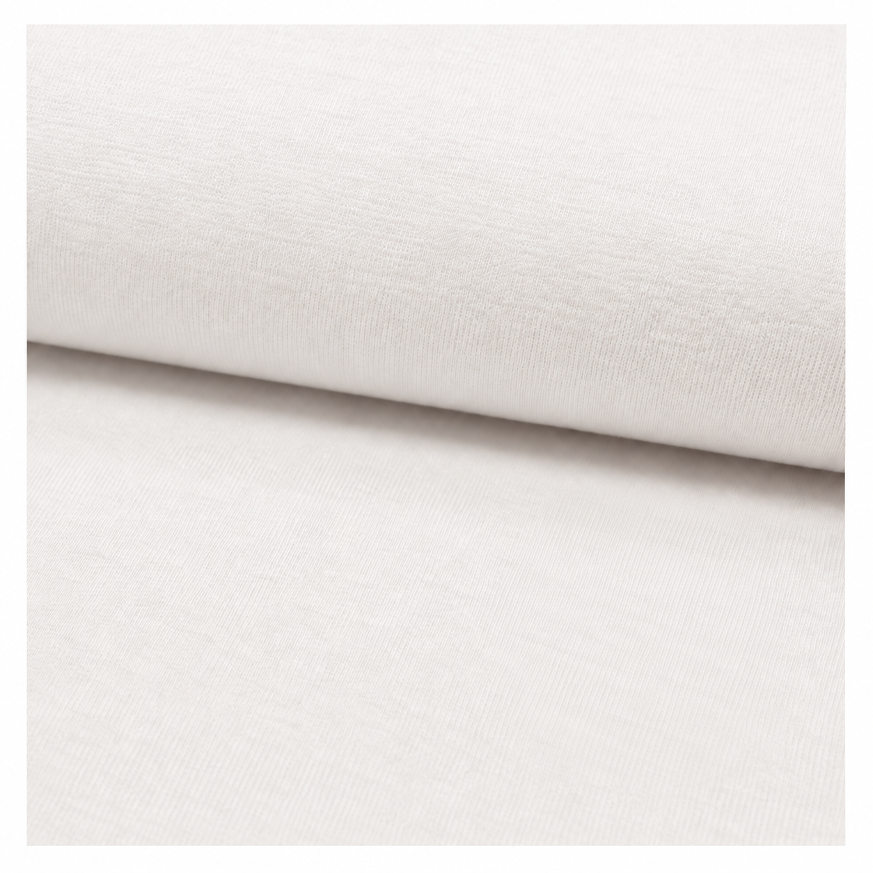 Jersey di cotone BIANCO, certificato Oeko Tex , 95 % cotone 5% esaltan, altezza 150 cm