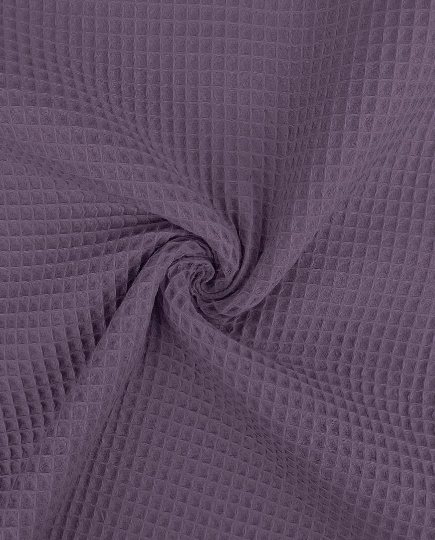 Nido d’ape 100% cotone certificato Oeko Tex altezza 150 cm violetto scuro