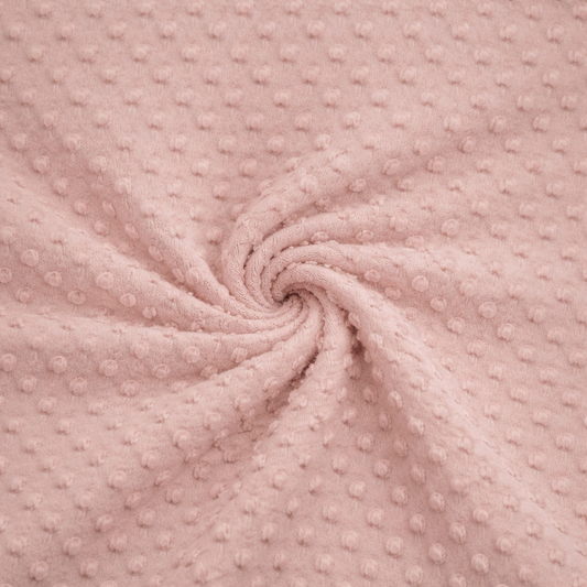 Minky pile ROSA CIPRIA, altezza 150 cm, peso 250 g
