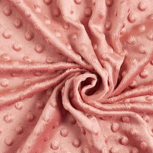 Minky pile BLUSH, altezza 150 cm, peso 250 g