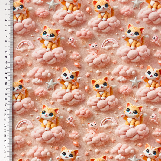 Jersey stampa digitale, certificato OEKO TEX, 95% cotone 5% elastane, altezza 150 mc