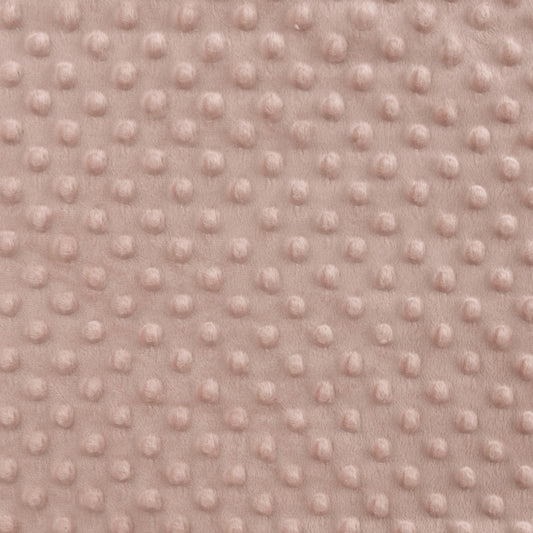 Minky pile rosa cipria, altezza 150 cm, peso 250 g