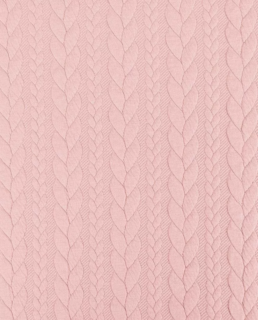 Jersey knit certificato Oeko Tex altezza 150 cm rosa